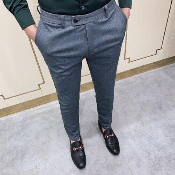Spring Casual Slim Fit Trousers for Men