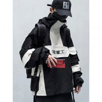 Veste Homme Col Rabattu et Poches Cargo