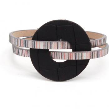Artistic Women's Punk Leather Charm Bracelet