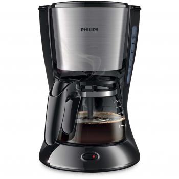 Philips HD7435/20 Daily Collection 700W 7-Cup Noir & Metal Coffee Machine
