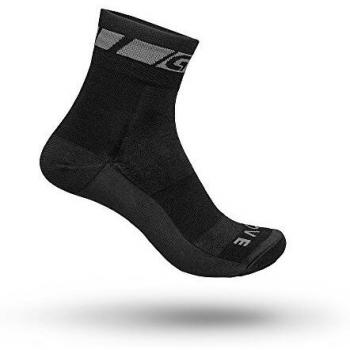 Calcetines GripGrab Merino, Corte Regular, Negro, Talla M