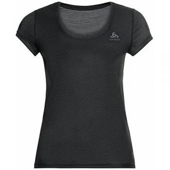 Odlo Eco‑F‑Dry Undershirt – Women’s Lightweight Short Sleeve, Black, Size S
