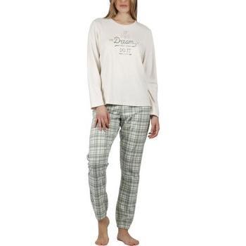 Pyjama manches longues Admas Beige