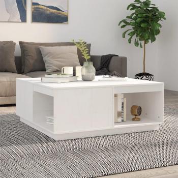 VidaXL White Pine Coffee Table, 100x101x40.5 cm (Solid)