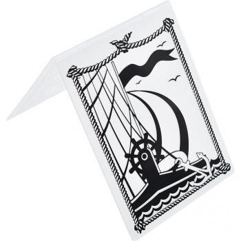 Plaid Leaves Heart Embossing Folder
