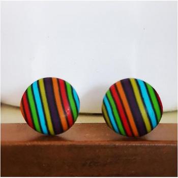 Orecchini Artigianali Lily P9832 Colombina e Arlequino a 9 mm Multicolore