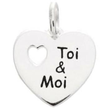 Bijou Pendentif Coeur Doré Femme – Argent 925