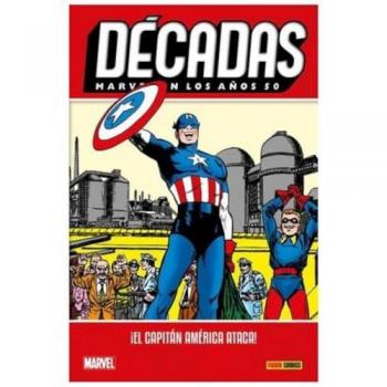 Marvel Decadas En Los 50s-el Capitan America Ataca