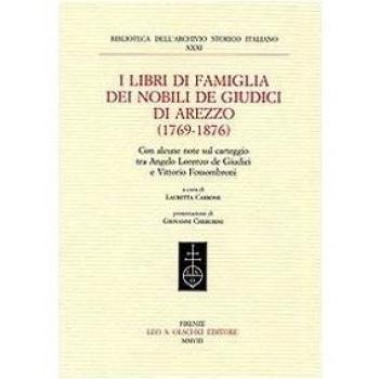 I libri di famiglia dei nobili de Giudici di Arezzo
