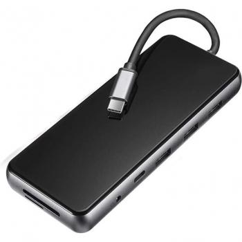 Station d'accueil multiport 12 en 1 avec double HDMI 4K et VGA