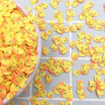 Kawaii Banana Sprinkles for Nail Art and Crafts (100g)