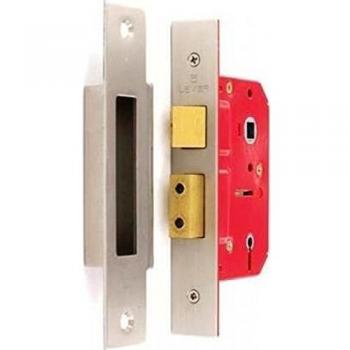 Securit Brass 5 Lever Sash Lock, 63mm