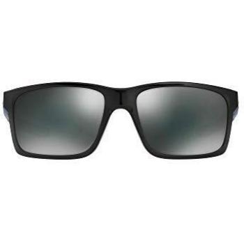 Oakley Men's 0Oo Mainlink 926418 57 Sunglasses, Polished Black/Red Iridium