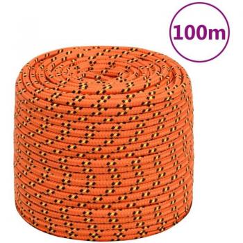 Corde Torana 10 mm Orange 100 m pour Bateau Polypropylène