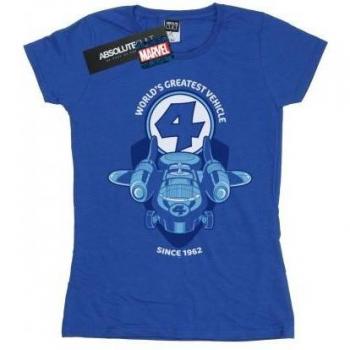 Marvel Damen Fantastic Four Fantasticar T-Shirt aus Baumwolle