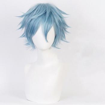 Peluca Anime Shigaraki Tomura Gris-Azul