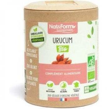 Nat&Form Urucum Bio Vegan 200 Kapseln