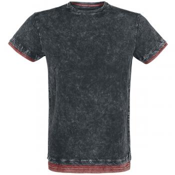 R.E.D. by EMP No Me Digas Que Estás Solo Camiseta Hombre Gris Oscuro L 100% algodón Vintage Regular