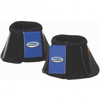 Weatherbeeta Prime Impact Bell Boots – Black & Royal Blue in Cob Trim