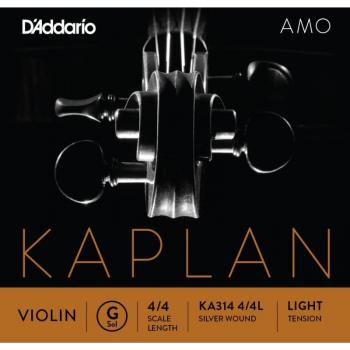 Corde D'Addario Amo Sol Violon 4/4 Légère