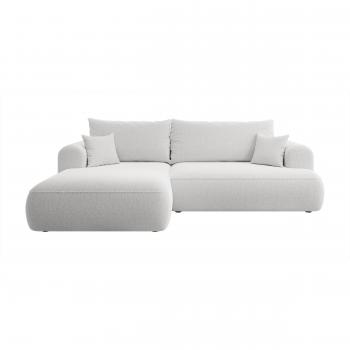 Canapé d'angle chic 3 places gris clair