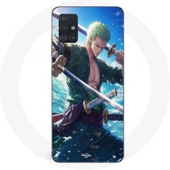 Coque Flexible One Piece Roronoa Zoro pour Samsung Galaxy A51 5G