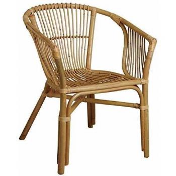 Fauteuil en rotin marron Aubry Gaspard