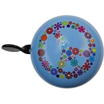Bb Klostermann Klingel beBell Mini Ding Dong „Peace“, Ø 60mm, hellblau