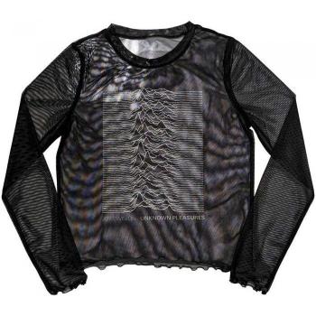Joy Division Damen‑T-Shirt Langarm Crop „Unknown Pleasures“