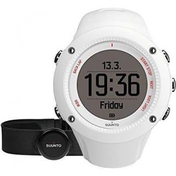 Suunto Ambit3 HR GPS Running Watch – Weiß – 15‑Stunden-Akku – Brustgurt‑Herzfrequenzsensor