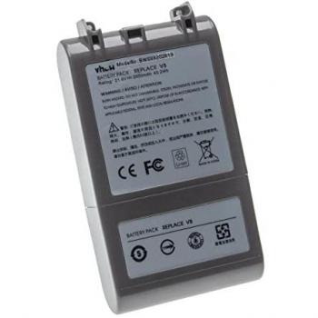 Batterie Li-Ion 2000 mAh pour Dyson V8 Animal, V8 Animal Exclusive, V8 Fluffy, V8 Range (21,6V)