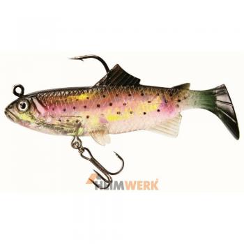Kunstköder Paladin – 2 Stück 6 cm Regenbogenforelle, Einzel & Drilling