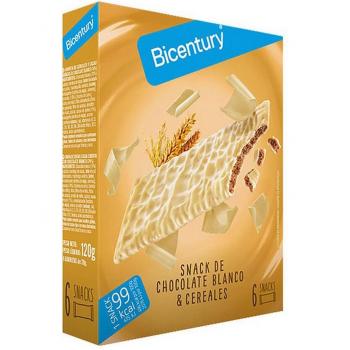 Bicentury | Barrita Energética Bicentury Sarialis Chocolate blanco Cereales (6 uds)