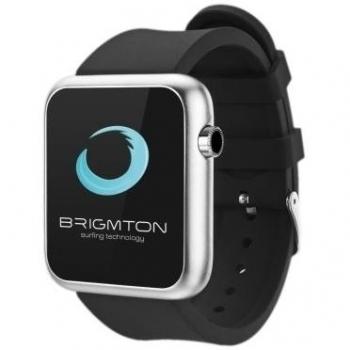 Brigmton BWATCH-BT3N Reloj Conectado 1.44 Plata
