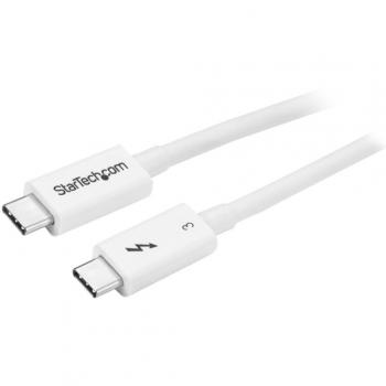 Cable de 0,5m Thunderbolt 3 Blanco StarTech TBLT34MM50CW