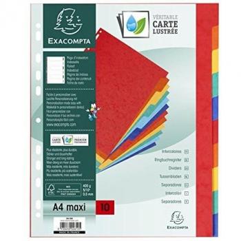 Exacompta 2610E Registerpack (Nature Future) – 400 g/m², DIN A4+