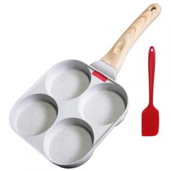 Poele Best Of Tv Poêle 4 Compartiments Wonderpan + Spatule en silicone