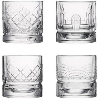 Coffret 4 verres à whisky Dandy25cl