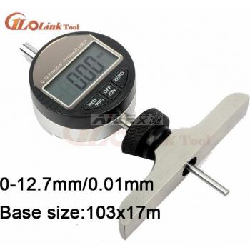 Digital Dial Depth Gage 0-12.7mm with Hardened Alloy Measuring Head