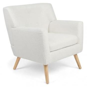 Poltrona Nordic White Bouclette