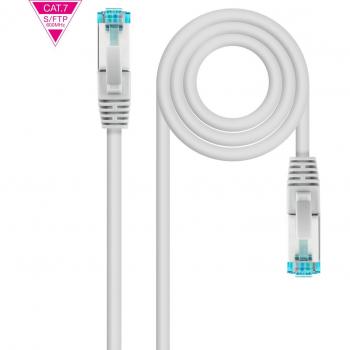 Câble Réseau Nanocable RJ45 Cat.7 600MHz LSZH S/FTP AWG26 30 cm Bleu