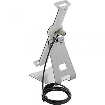 InLineÂ® Tablet Halter universell 10-13 mit Sicherheitsschloss 1,5m, mit SchlÃ¼ssel, Farbe: weiss