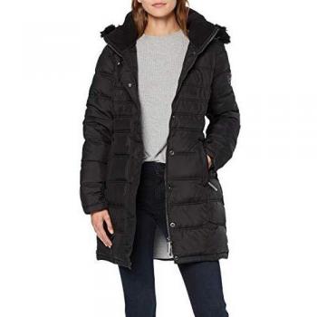Superdry Mountain Super Fuji Chaqueta de mujer, Negro, Talla 6