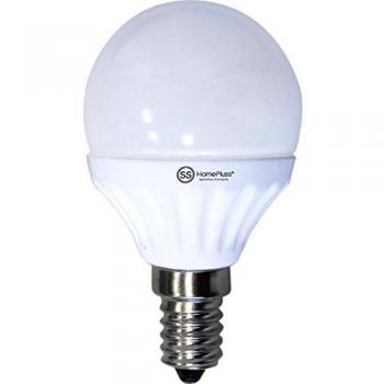 Lámpara esférica LED E14 7,5W 6000K 12 unidades