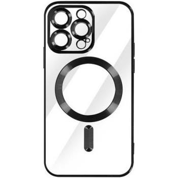 MagSafe ProCover Silicona – Protezione iPhone 14 Pro Max con Fotocamera e Cornice Nera