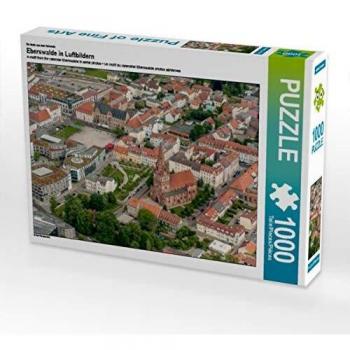 CALVENDO Puzzle Eberswalde in Luftbildern 1000 Teile Bild von Ralf Roletschek