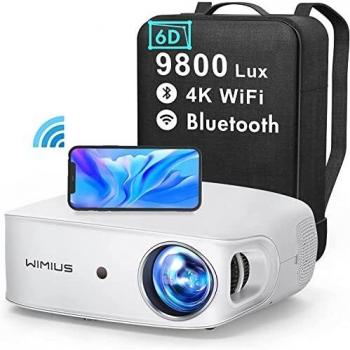 Proiettore 6D Auto 4P/4D Full HD 1080P 4K 5G Wireless 9800 Lumen