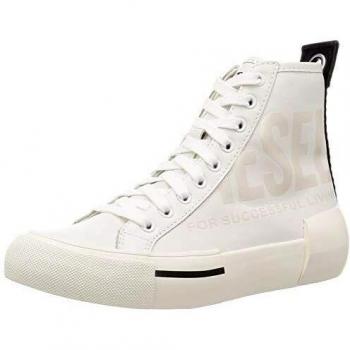 Diesel S-dese Cut W-Sneaker M femme, Blanc étoile / irisé, 36.5 EU