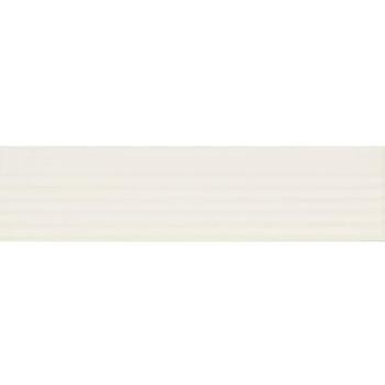 Brique à Relief Uni Blanc Crème 5,6x23,2 cm