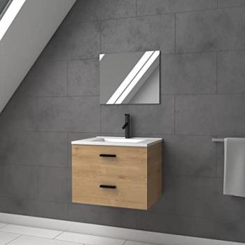 Lavabo‑Specchio Mobile 60 cm Aurlane – Box‑in Wood